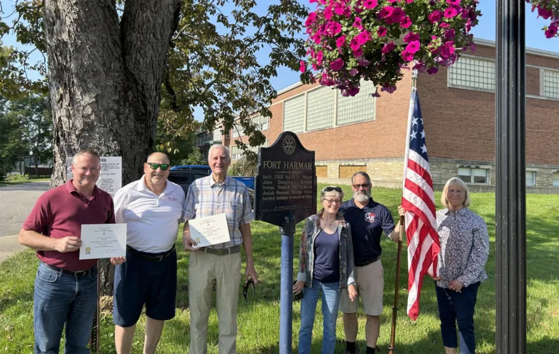 Fort Harmar partners receive annual Flag Award